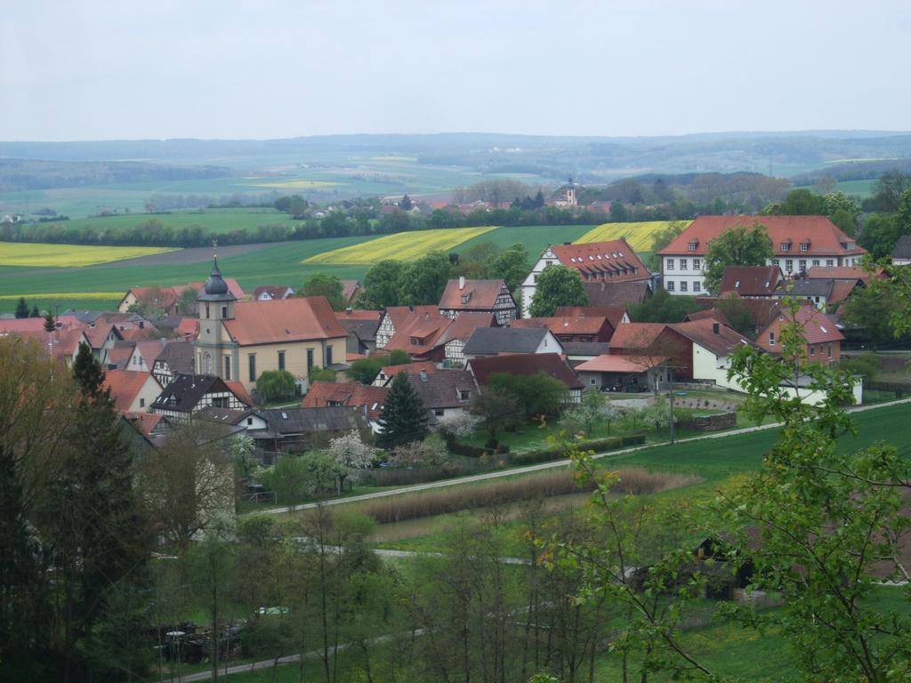 Ferienwohnung Bockelt Stadtlauringen Buitenkant foto