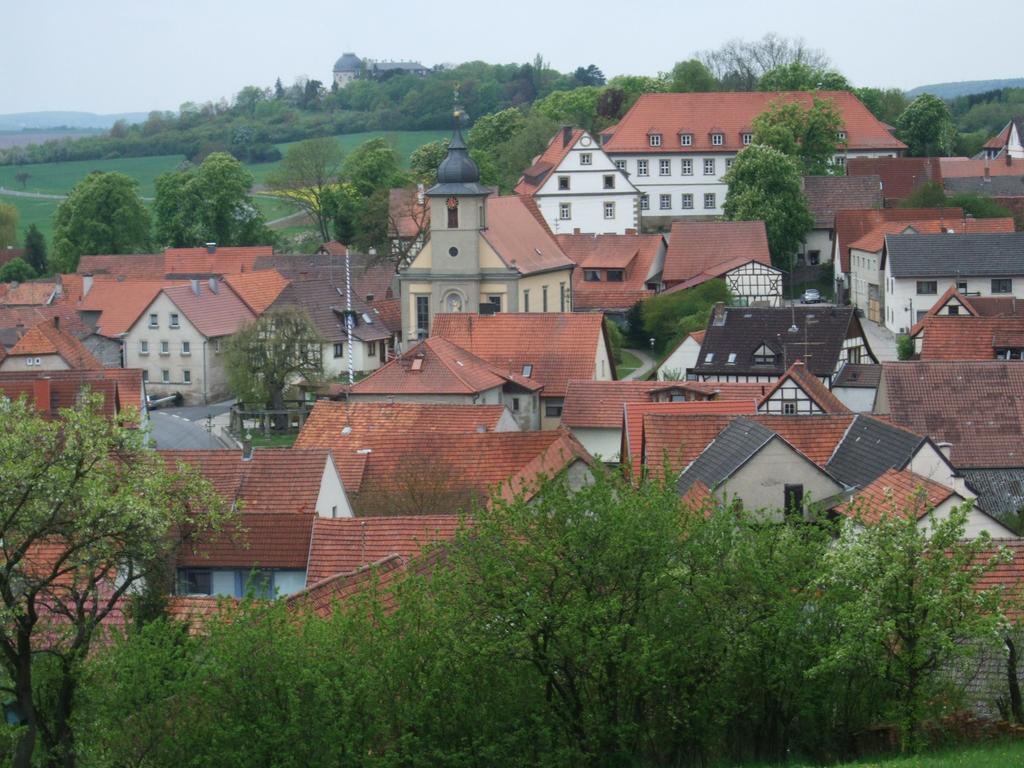 Ferienwohnung Bockelt Stadtlauringen Buitenkant foto